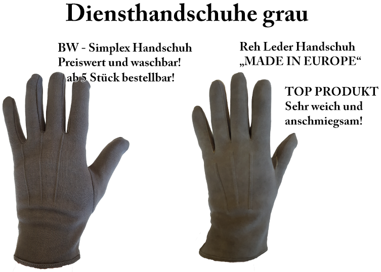 diensthandschuhe grau_ preiswert und wertig_ reh leder handschuh